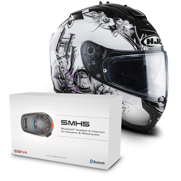 Full Face HJC IS17 Barbwire MC31