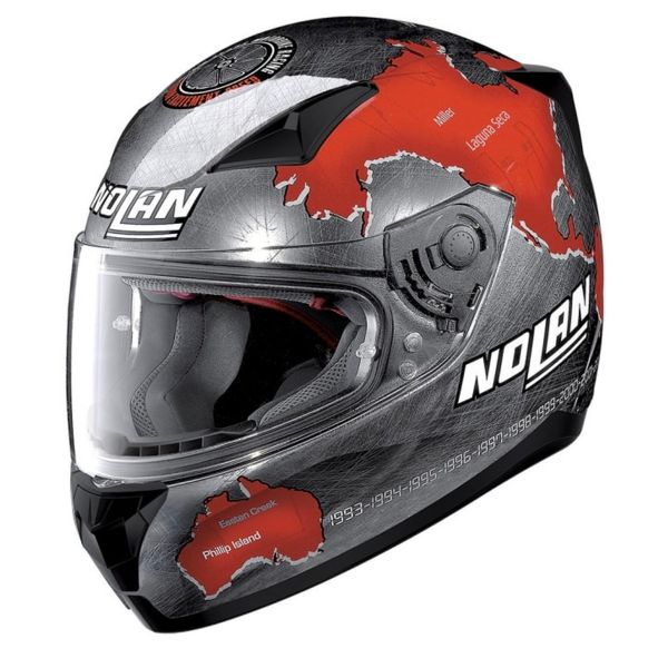 Full Face Nolan N60 5 Gemini Replica C. Checa Chrome 27