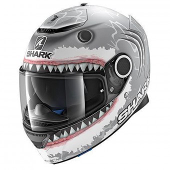 Full Face Shark Spartan Replica Lorenzo White Mat Shark SWA