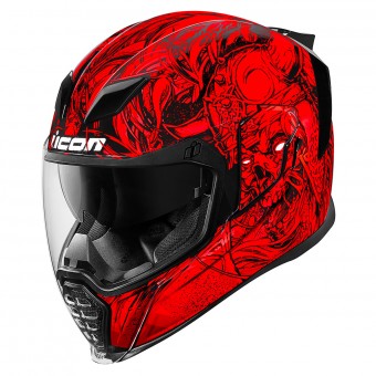 Full Face ICON Airflite Krom Red
