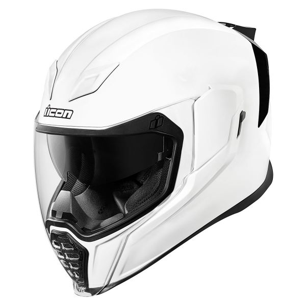 Full Face ICON Airflite Solids White Full Face ICON Airflite Solids White