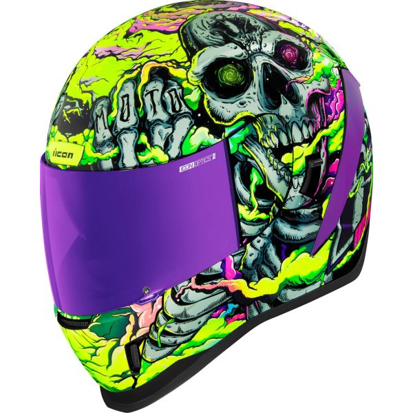 Full Face ICON Airform Hippie Dippy Purple Full Face ICON Airform Hippie Dippy Purple