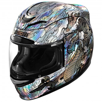 Full Face ICON Airmada Legion Silver