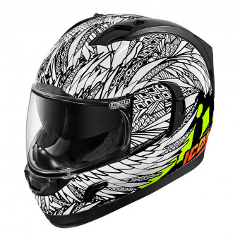 Full Face ICON Alliance GT Bird Strike White