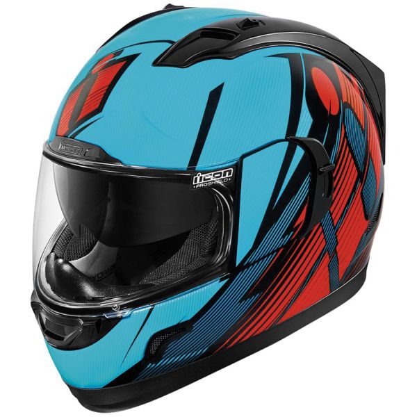 Full Face ICON Alliance GT Primary Blue Red