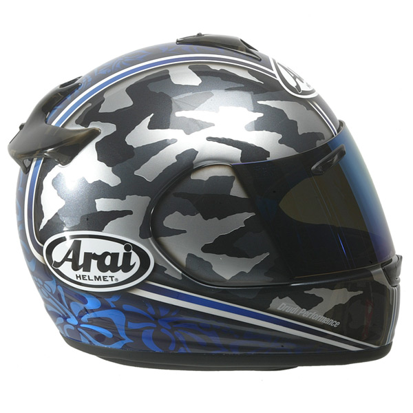 Full Face Arai Chaser Camouflage Blue