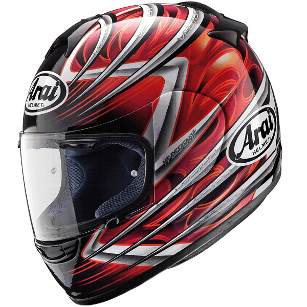 Full Face Arai Chaser Spike Red