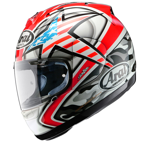 Full Face Arai RX-7 Hayden Laguna Seca