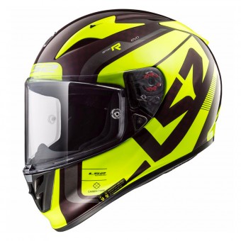 Full Face LS2 Arrow C Evo Sting Wineberry H-V Yellow FF323