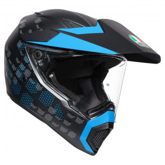 Full Face AGV AX-9 Antartica Matt Black Blue