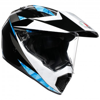 Full Face AGV AX-9 North Black White Blue