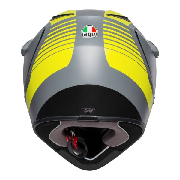AGV AX-9 Pacific Road Matt Grey Yellow Black