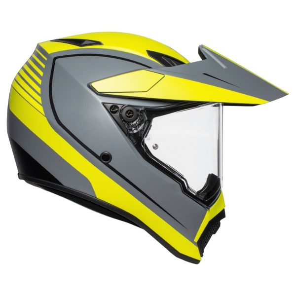 AGV AX-9 Pacific Road Matt Grey Yellow Black
