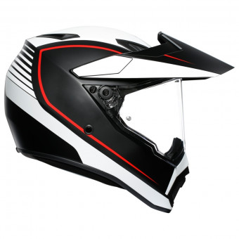 AGV AX-9 Pacific Road Matt Black White Red