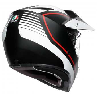 AGV AX-9 Pacific Road Matt Black White Red