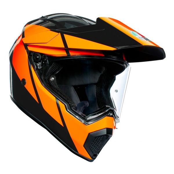 Full Face AGV AX-9 Trail Gun Metal Orange