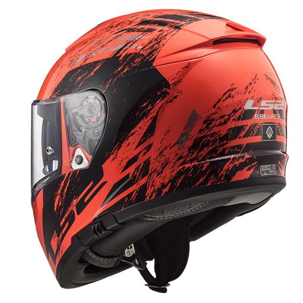 LS2 Breaker Swat Fluo Orange Black FF390