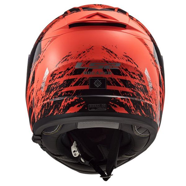 LS2 Breaker Swat Fluo Orange Black FF390