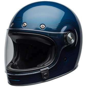 Full Face Bell Bullitt Dlx Flow Light Blue Dark Blue