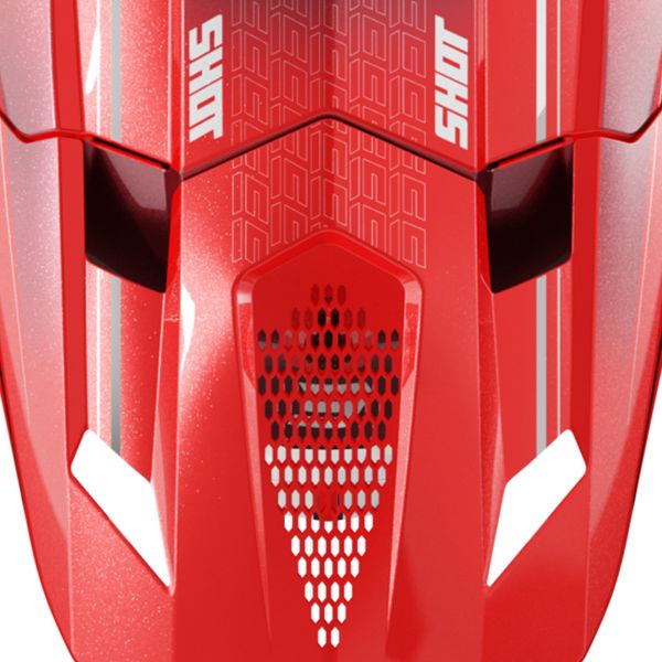 SHOT Trek Max Vision Rally Black Red Matt