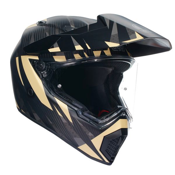 Full Face AGV AX-9 Steppa Matt Carbon Grey Sand