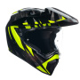 Casque Full Face AGV AX9 Steppa Carbon Grey Yellow Fluo