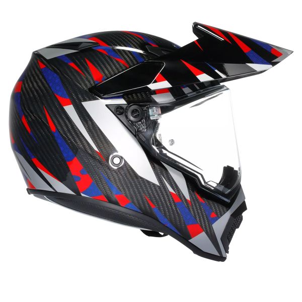 AGV AX9 Steppa Carbon Red Blue