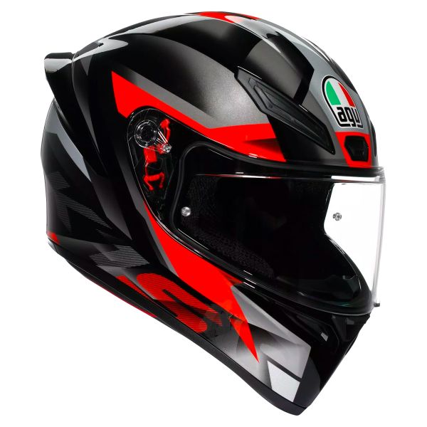 Full Face AGV K1 S Fastlap Black Grey Red Full Face AGV K1 S Fastlap Black Grey Red