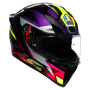 Casque Full Face AGV K1 S Fastlap Black Purple Pink