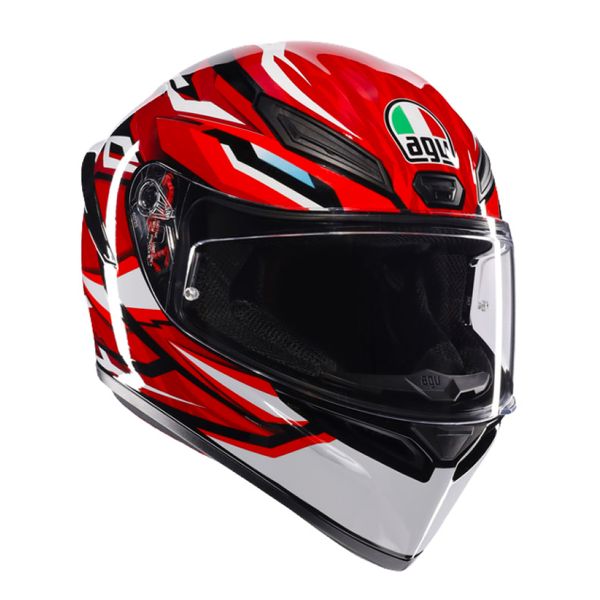 AGV K1 S Lion Black Red White + Kit Bluetooth BT Mini
