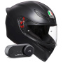 Casque Full Face AGV K1 S Mono Matt Black + Kit Bluetooth Lokui K30
