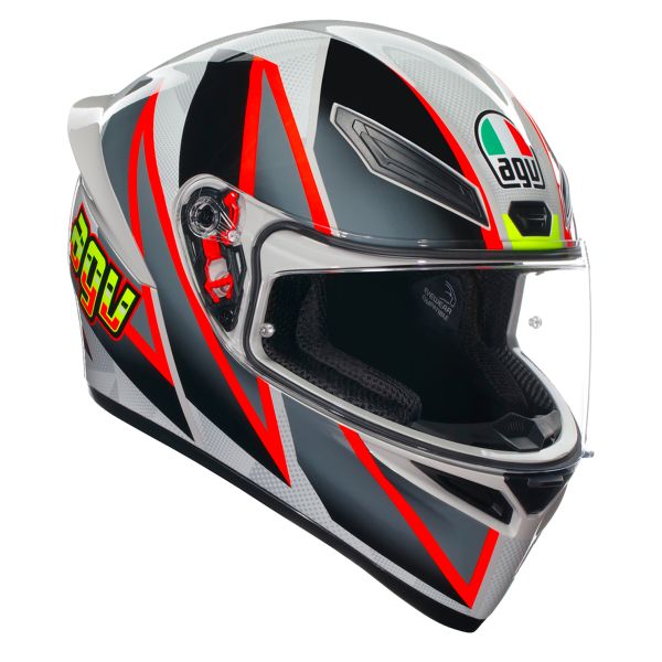 Full Face AGV K1 S Multi Blipper Grey Red