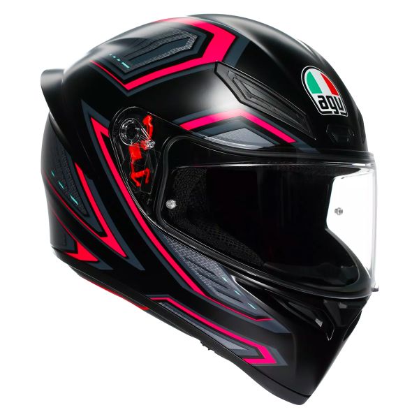 Full Face AGV K1 S Sling Matt Black Pink
