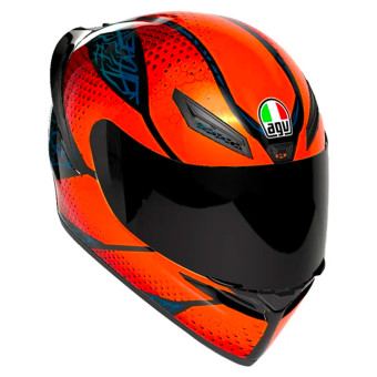 Full Face AGV K1 S Speedarmor Black Orange Blue