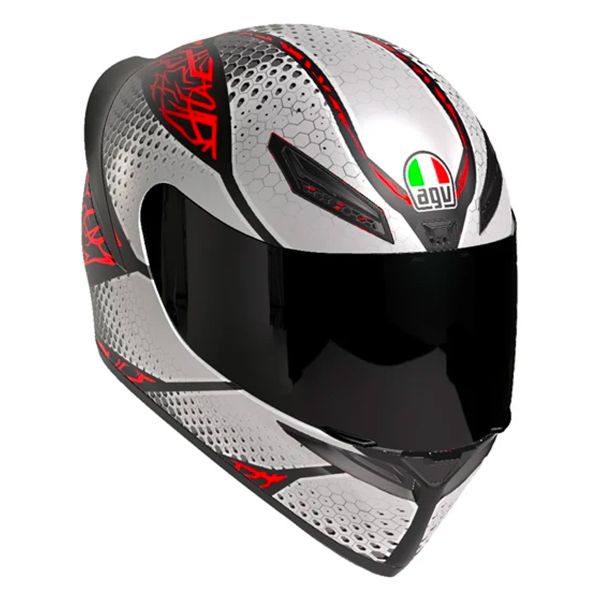 Full Face AGV K1 S Speedarmor Matt Black Grey Red