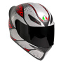 Casque Full Face AGV K1 S Speedarmor Matt Black Grey Red