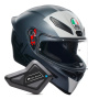 Casque Full Face AGV K1 S Top Limit 46 + Kit Bluetooth BT Mini