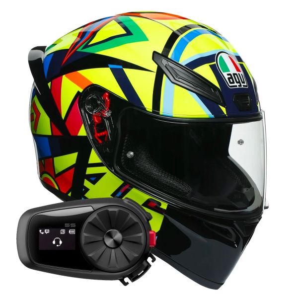 Full Face AGV K1 S Top Soleluna 2017 + Kit Bluetooth 5S Solo Full Face AGV K1 S Top Soleluna 2017 + Kit Bluetooth 5S Solo