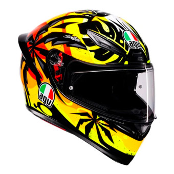 Full Face AGV K1 S Tropicrush Black Orange