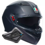 Casque Full Face AGV K3 Mono Matt Black + Kit Bluetooth BT Mini