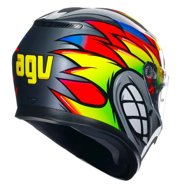 AGV K3 Multi Birdy 2.0 Grey Yellow Red