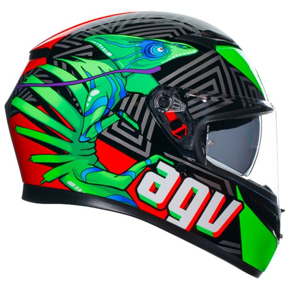 AGV K3 Multi Kameleon Black Red Green