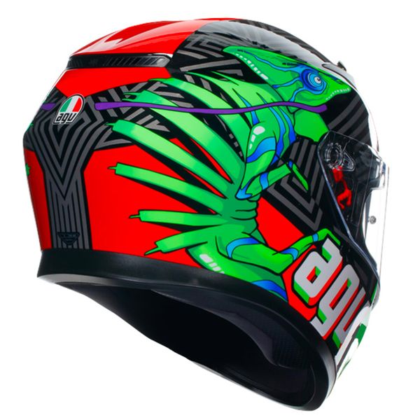 AGV K3 Multi Kameleon Black Red Green