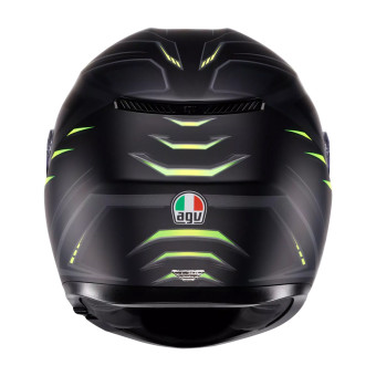 AGV K3 Syth Matt Black Yellow Fluo