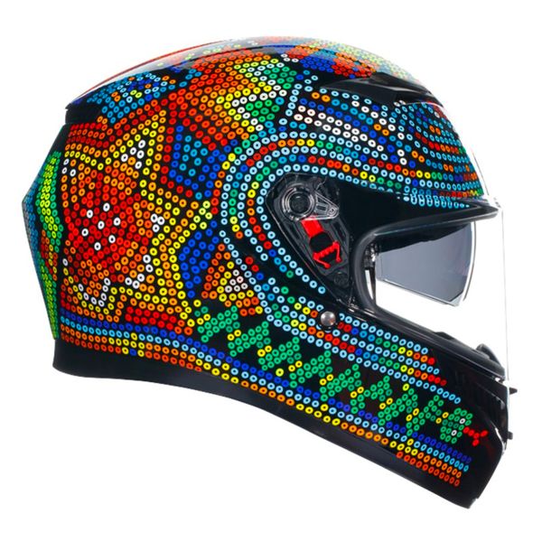 AGV K3 Top Rossi Winter Test 2018 + Kit Bluetooth Lokui K30