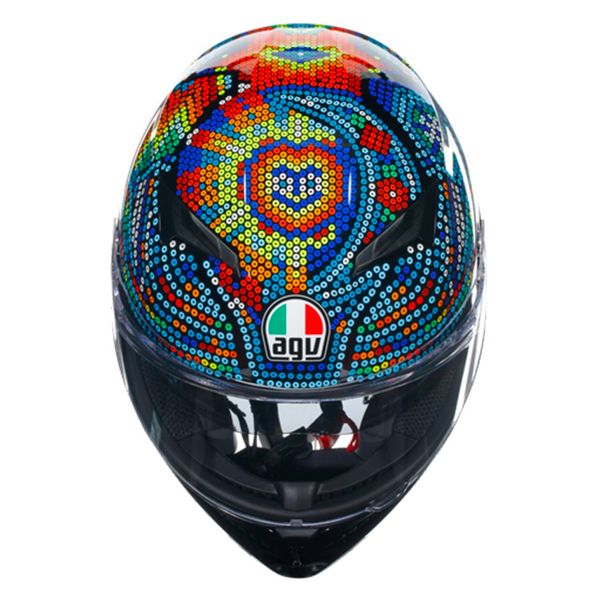 AGV K3 Top Rossi Winter Test 2018 + Kit Bluetooth Lokui K30