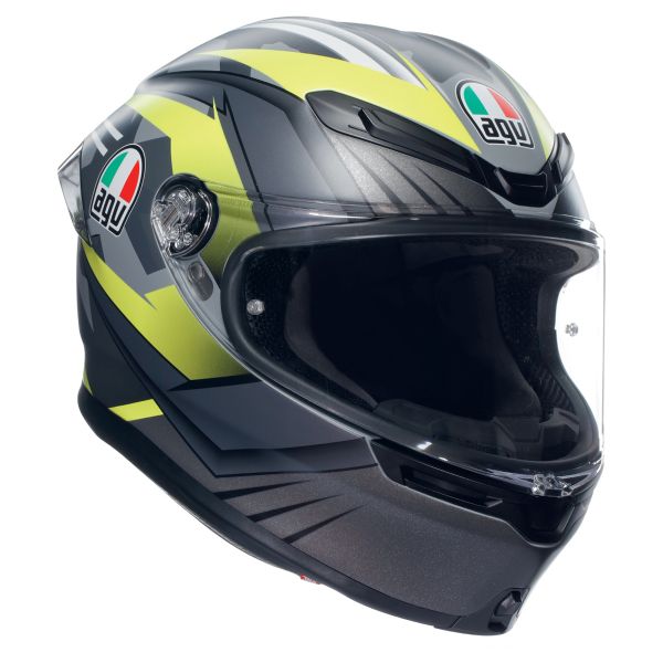 Full Face AGV K6 S Multi Excite Matt Camo Fluo Yellow