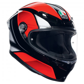 Full Face AGV K6 S Multi Hyphen Black Red White