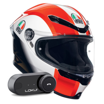 Full Face AGV K6 S Replica SIC58 + Kit Bluetooth Lokui K30