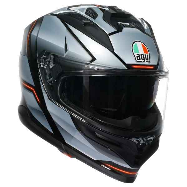 Full Face AGV K7 Jaeger Black Silver